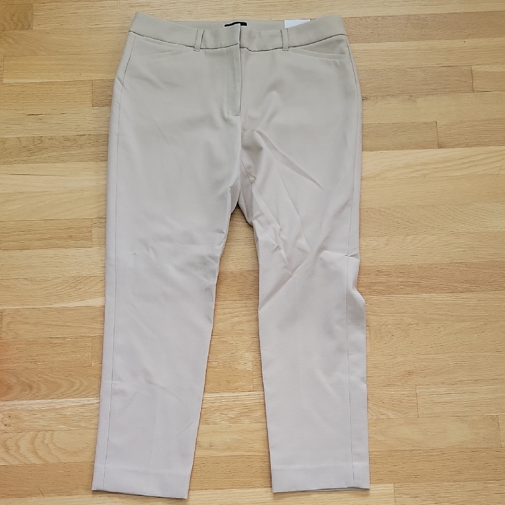 White House Black Market Beige Ankle Pants